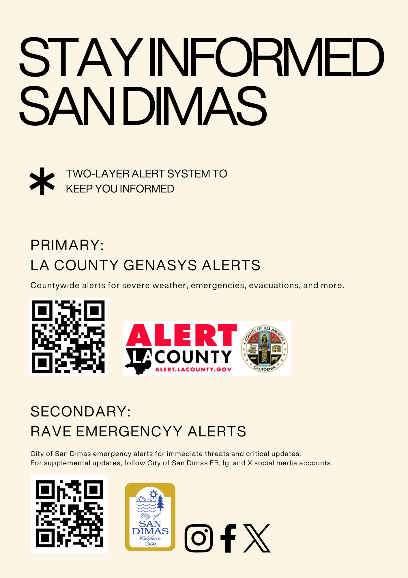 Preparedness Month - Sign Up For Alerts